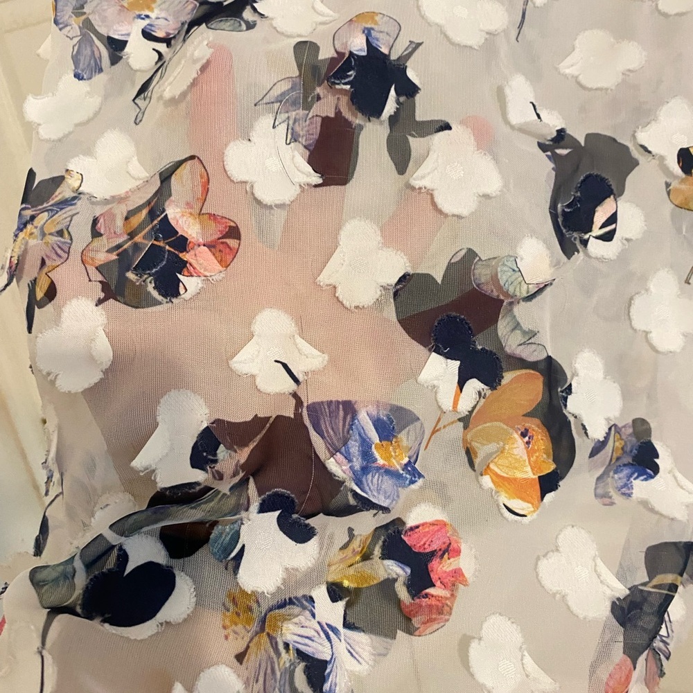 A New Day Sheer Flower Tank - Picture 5 of 5